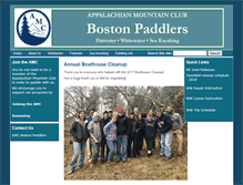 Tablet Screenshot of amcbostonpaddlers.org